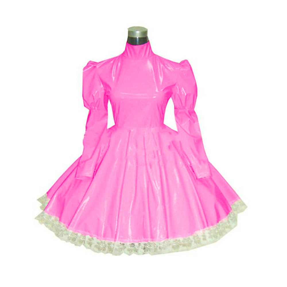 "Sissy Hape" Wet Look Mini Dress