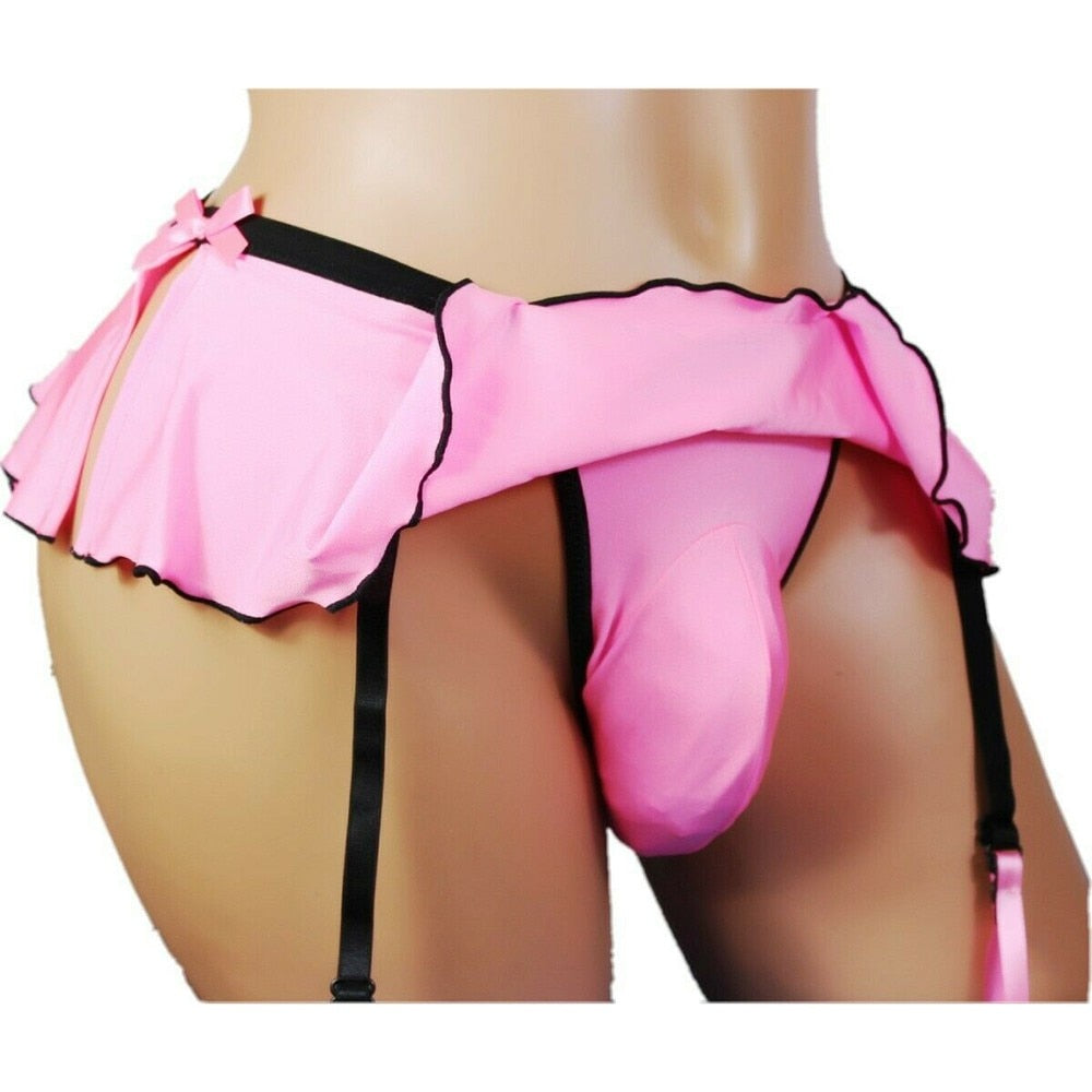 "Sissy Athena" Suspender Briefs