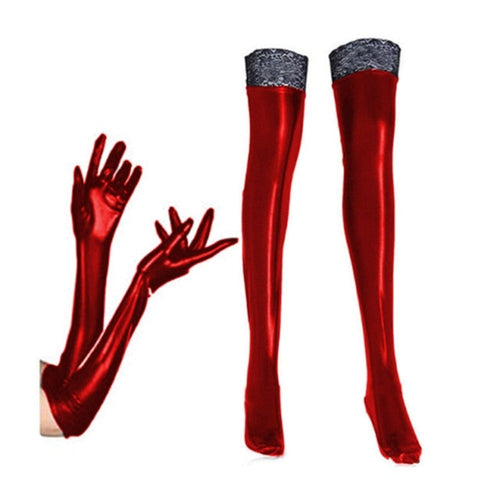 "Greer" Gloves & Stockings Set