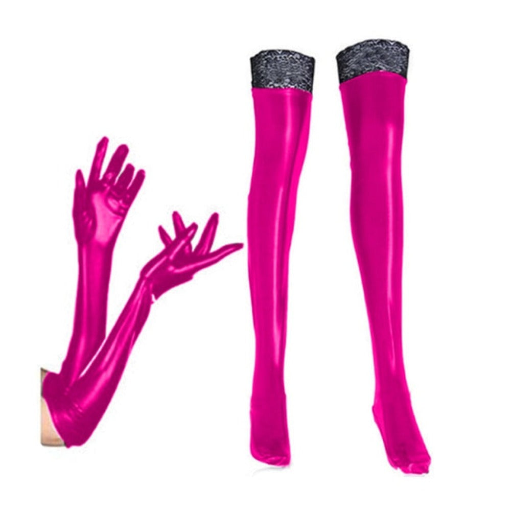 "Greer" Gloves & Stockings Set