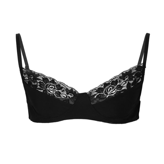 "Sissy Calista" Fabric & Lace Bra