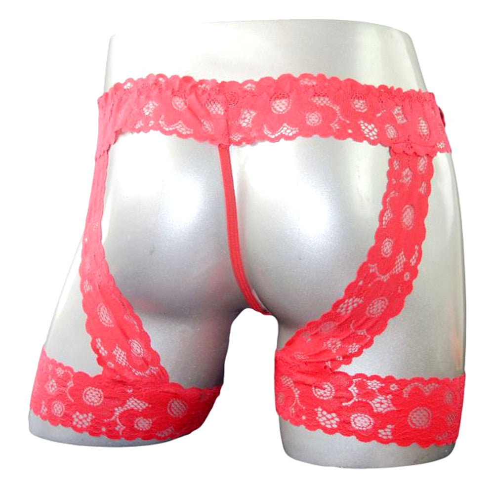 "Sissy Lyla" Hollow-Out Lace Thong for Men & Crossdressers