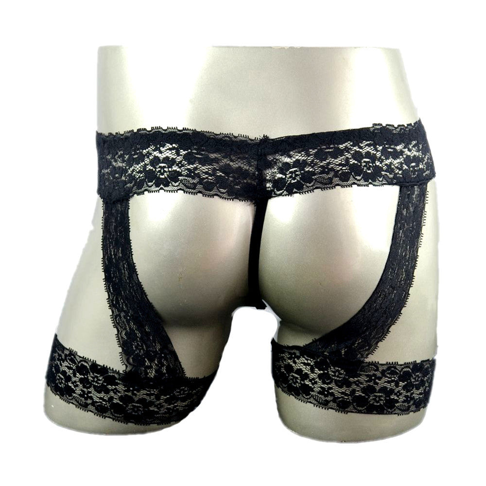 "Sissy Lyla" Hollow-Out Lace Thong for Men & Crossdressers