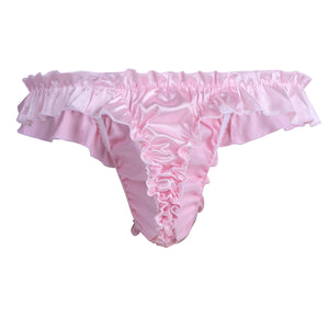 "Sissy Regina" Satin Briefs Lingerie for Men