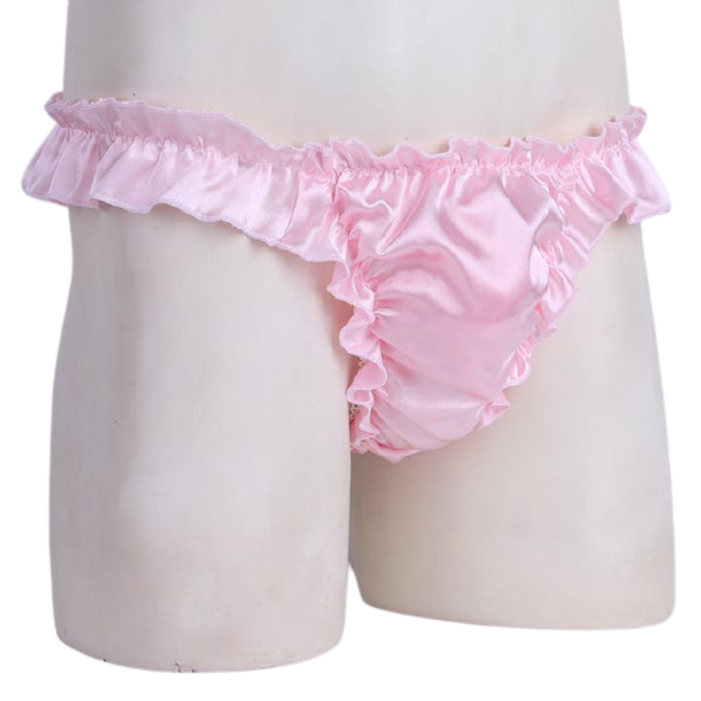 "Sissy Regina" Satin Briefs Lingerie for Men