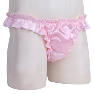 "Sissy Regina" Satin Briefs Lingerie for Men