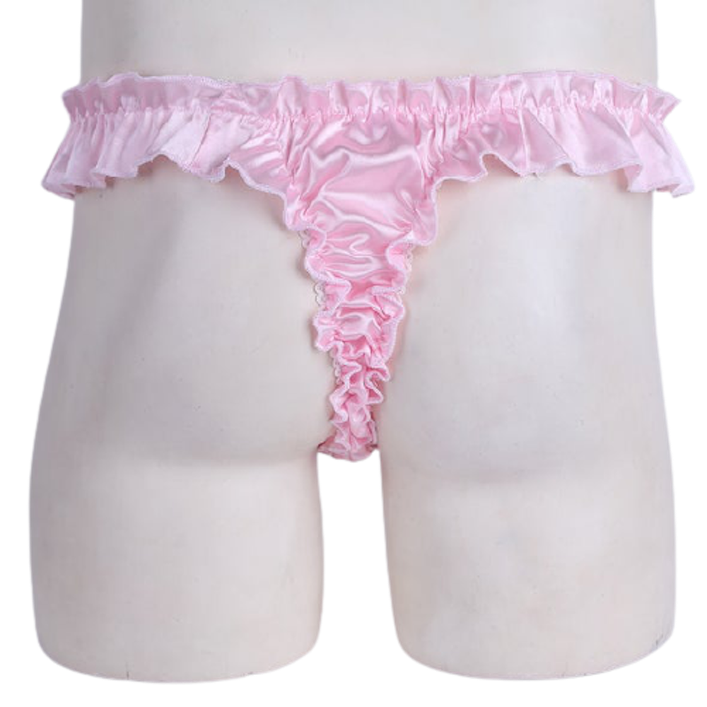 "Sissy Regina" Satin Briefs Lingerie for Men