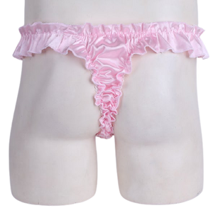 "Sissy Regina" Satin Briefs Lingerie for Men