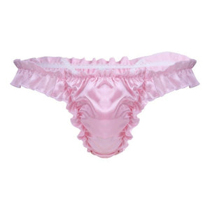 "Sissy Regina" Satin Briefs Lingerie for Men