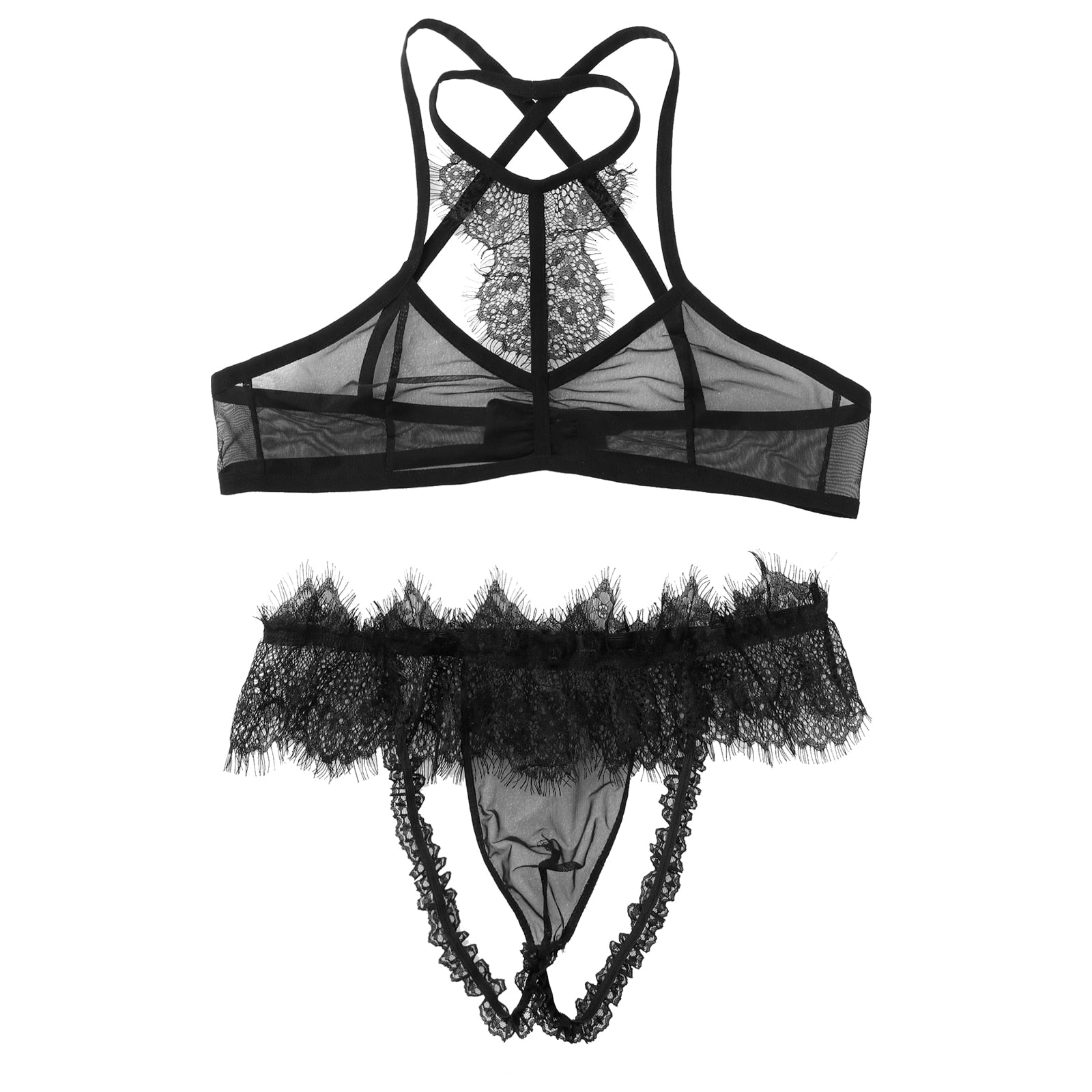 "Sissy Stevie" See Through Lingerie Set for Men