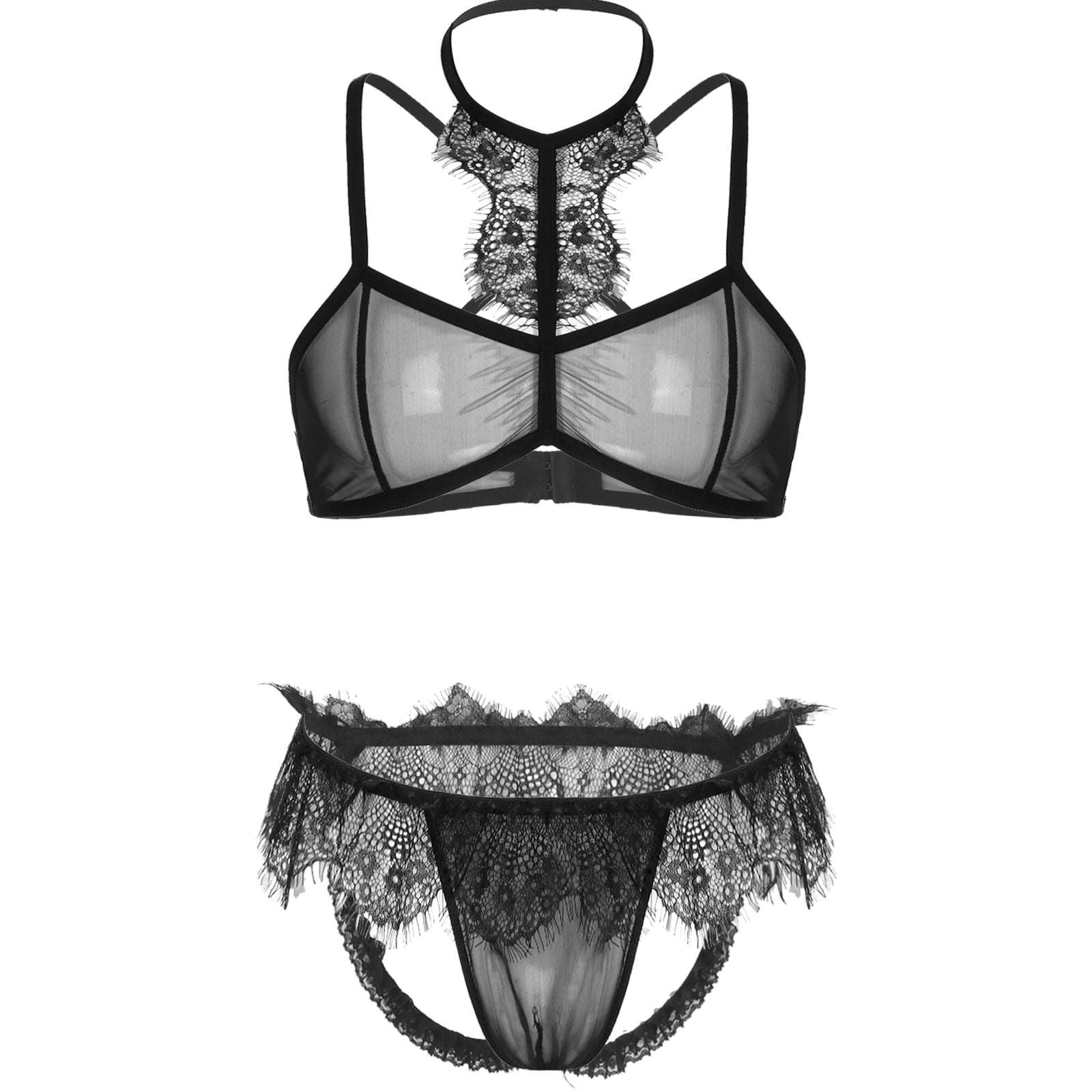 "Sissy Stevie" See Through Lingerie Set for Men