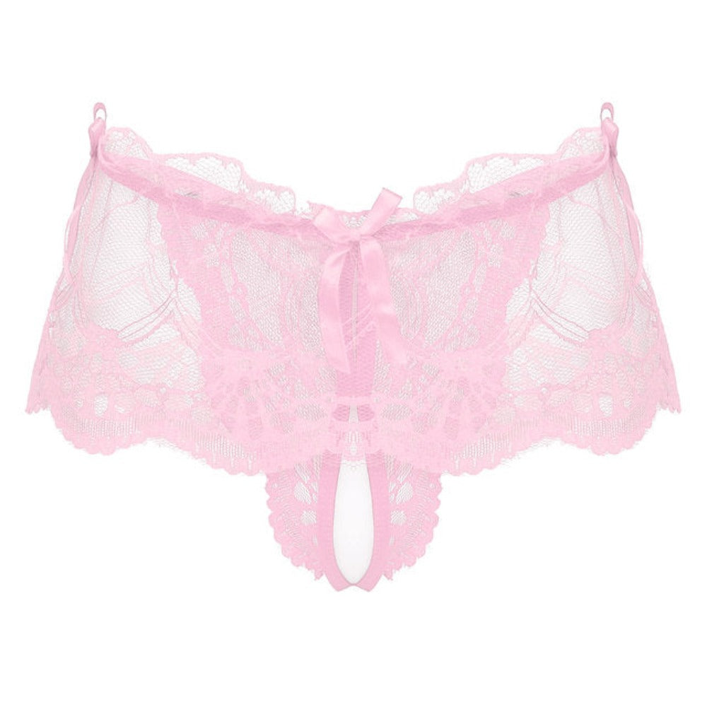 "Sissy Hallie" See-through  Skirted Panties