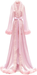 "Sissy Constance" Satin Robe