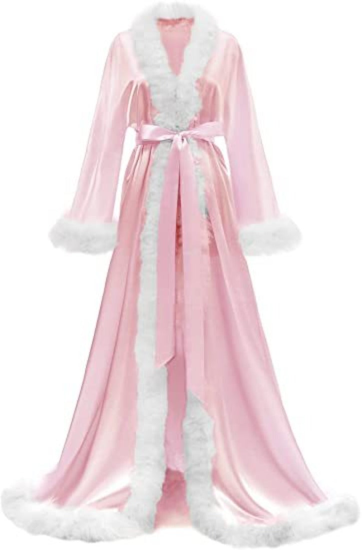 "Sissy Constance" Satin Robe