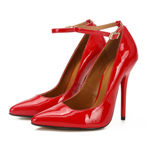 "Sissy Annalise" Red Pumps