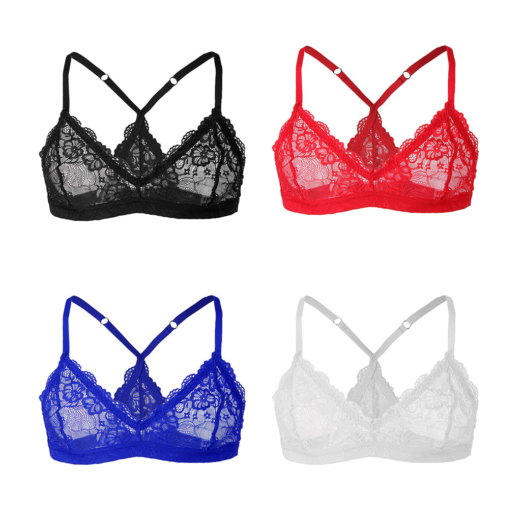"Sissy Karen" Lace Bralette for Men