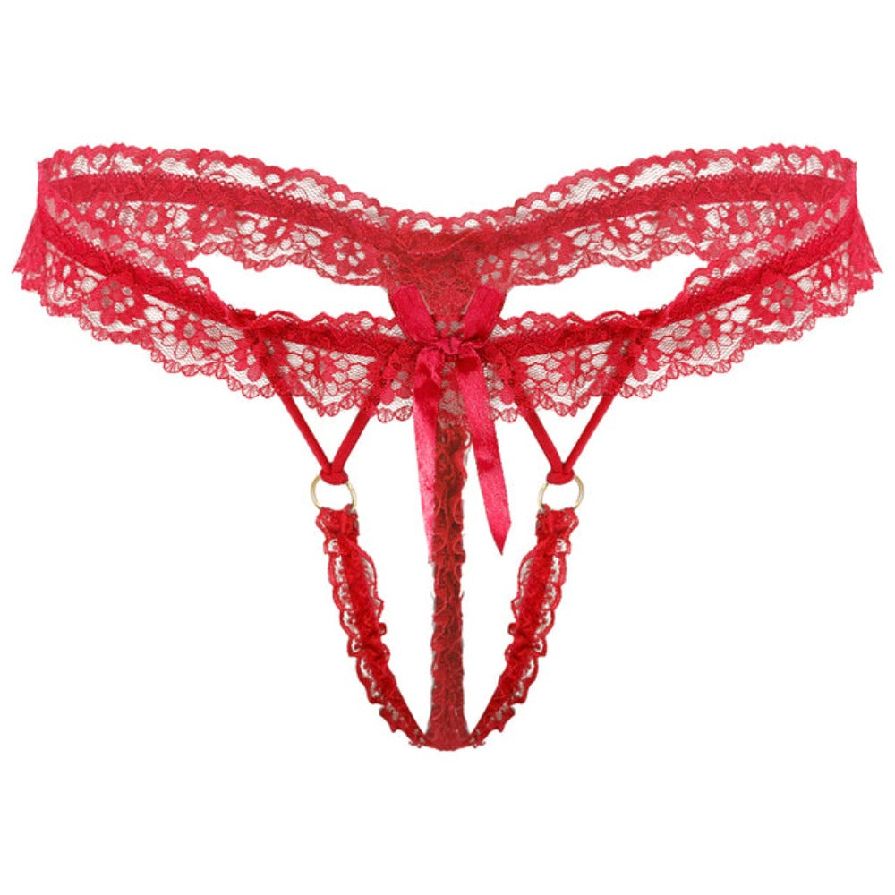 "Sissy Bizzy" Frilly Lace Thongs