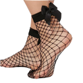 Bow Knot Fishnet Socks.