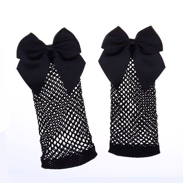 Bow Knot Fishnet Socks.
