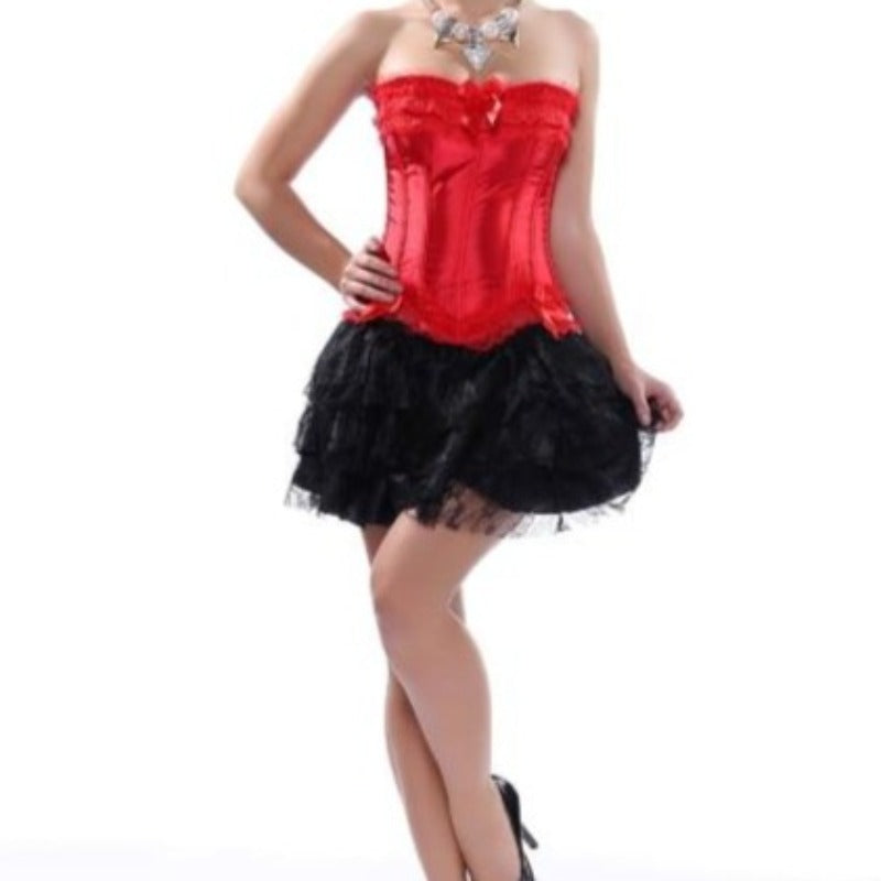 "Sissy Bryony" Satin Lace Up Corset